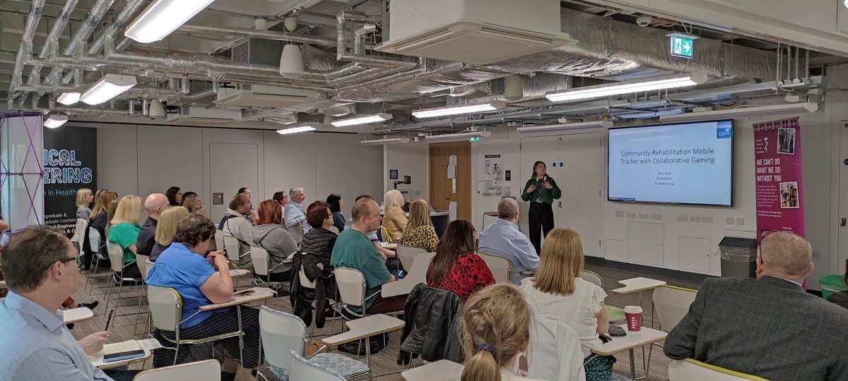 CoCreationRehab's tweet image. We are delighted to hear from one of our own PhD students @FionaBoydMEng on her research into  tracking technology throughout the rehabilitation journey. #assistivetechnology #activetracking #activitytracking #healthmonitoring Brilliant work Fiona!! 🤩