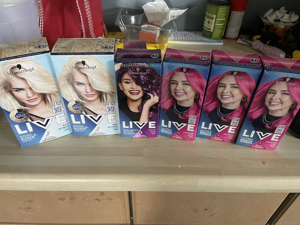 jo_odam's tweet photo. No prizes for guessing what I am doing this evening! To be fair it’s the only high maintenance thing about me #longhair #pinkpurple https://t.co/poFiWOIVPQ