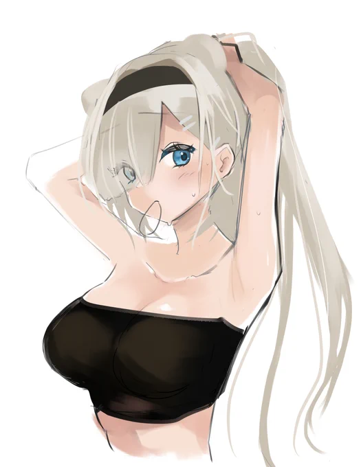 暑いなぁ(基地ボイス)   #アークナイツ版深夜の真剣お絵かき60分一本勝負