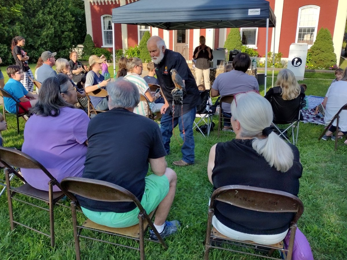 Last night we had a great visit from Silent Wings Raptor Rehab and Education! We learned so much about birds of prey. Thanks to all who attended!