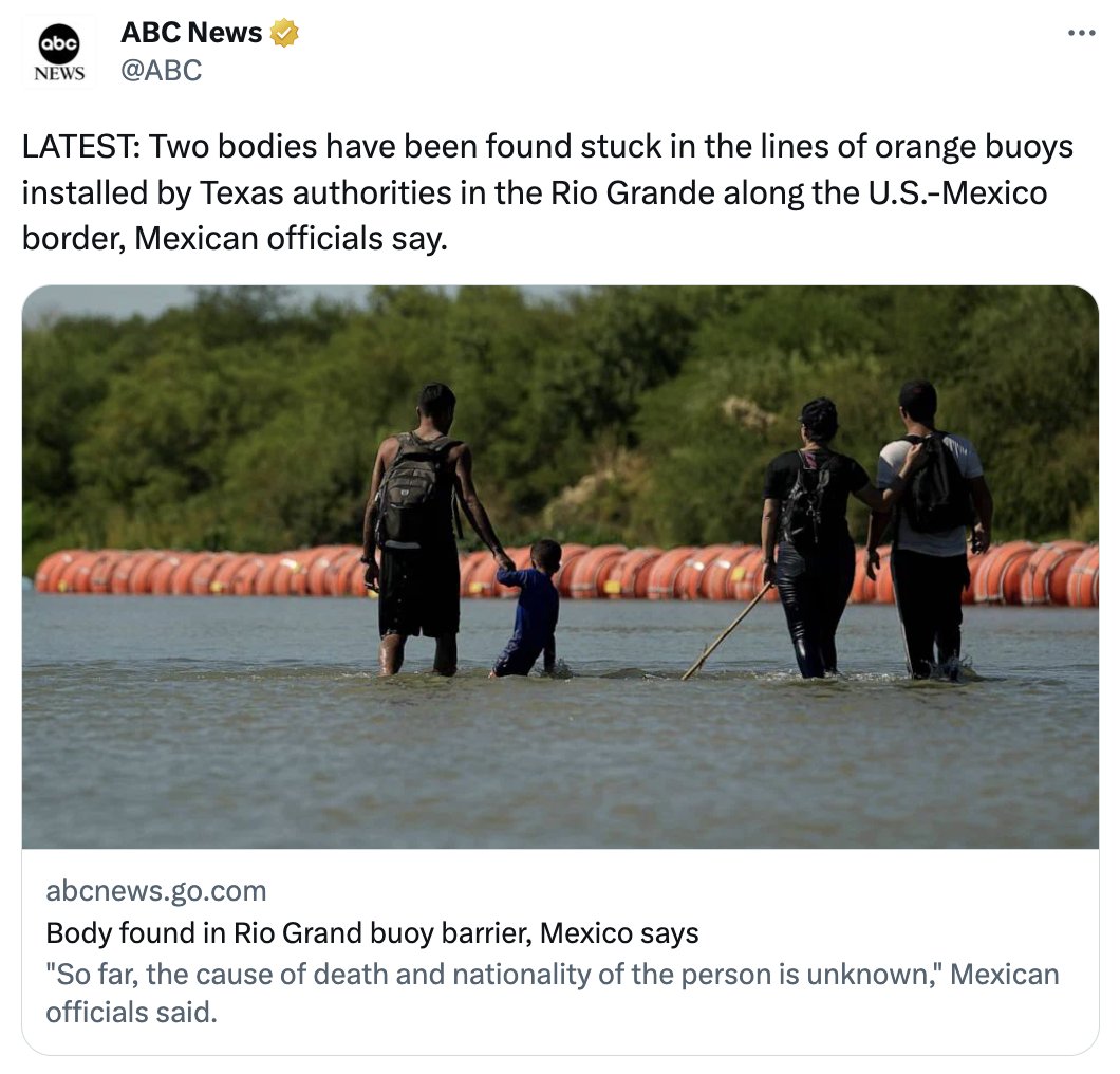 GeorgeTakei's tweet photo. How long can we allow this to continue? How many more innocent lives must be lost? Immigration policy is set at the federal level, and the federal government must take action.

Join me in demanding that the Biden administration put a stop to these horrific and inhumane practices.

https://t.co/dUyW0GgRAq