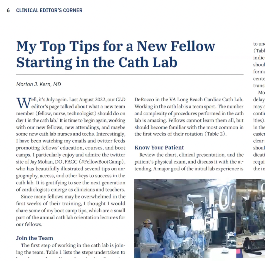 CathLabDigest's tweet photo. Kern and Mohan: Top Tips for a New Fellow Starting in the Cath Lab
@MortonKern talks with @DrJayMohan, who created and tweets at #FellowBootCamp, and is on Instagram at https://t.co/HSCJyKdlDM
Watch/listen/read:
https://t.co/YHYJ5cEXHU
#cardiotwitter #Medtwitter @InvasiveCardiol https://t.co/9TiddUcHKK