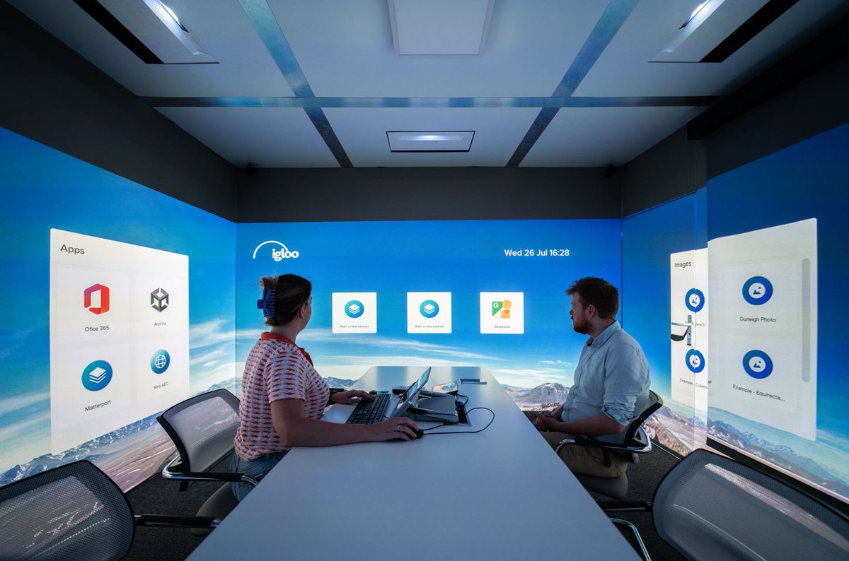 IglooVision's tweet photo. Our newly refurbed London demo centre is the perfect example of the flexibility of our software. ICE is an operating system created specifically for shared immersive spaces, and there's nothing else like it on the market. Why not see it for yourself 👉 https://t.co/z8Tzoe1v0Y https://t.co/XK19xXCypK