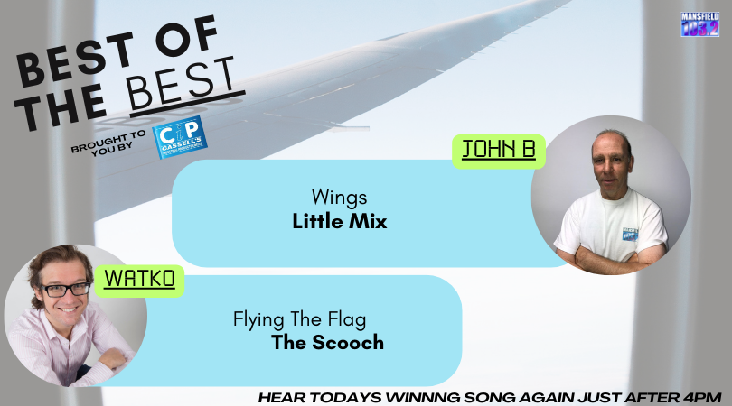 Mansfield1032's tweet photo. ✈️ Best Of The Best / Day 4
Its been another good week for music! 
Have your say in who had the winning tracks! 😎 https://t.co/JDnmFtxsO4