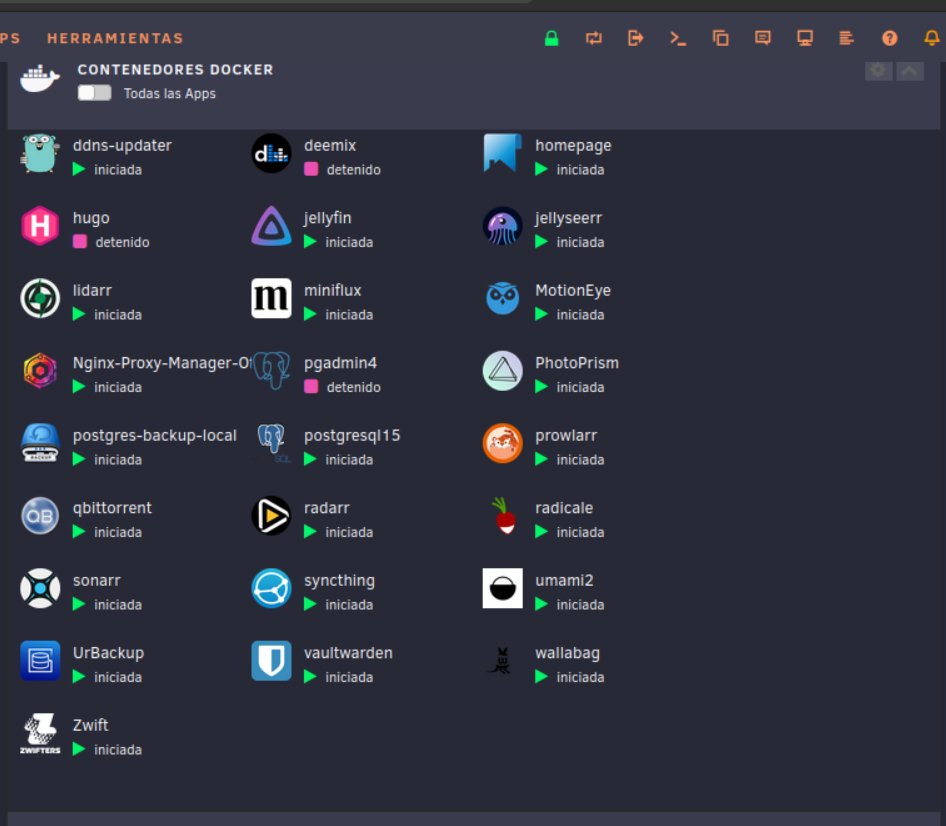 ElBlogDeLazaro's tweet image. Por aquí os dejo mis contenedores #dockers correidno bajo #unraid 😎