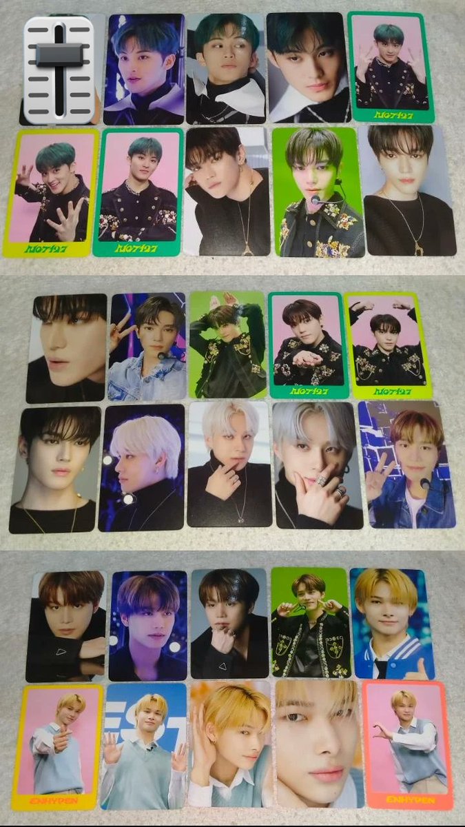 ryieien's tweet image. 🔹 repriced ~
ꗃ ⭒࣪. wts lfb ph ৎ୭ — help rt

— 🫧 . . . #ryeinow
 
𖥻 ✧▸ photocard
       ⤹ ₱10 ea
 
𓍼 onhand , good condi
𓍼 x sensi
𓍼 gcash , sco (jnt)/flash
𓍼 will give off merch if taking 10+

𖤥 nueva ecija

t. svt seventeen nct enha enhypen dicon 101 102 carat ver