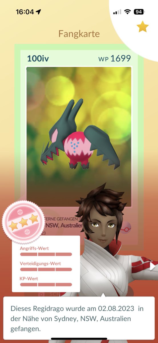 cookie89001's tweet image. #PokemonGO #100iv Thank you @1amjustFolded