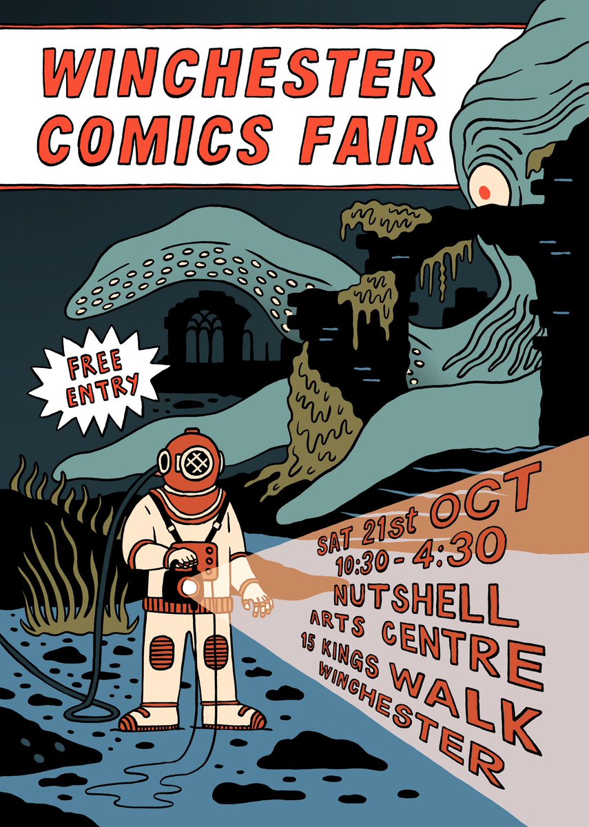 I got a table at <a href="/WinchComics/">Winchester Comics Fair</a>, I hear it's lovely.