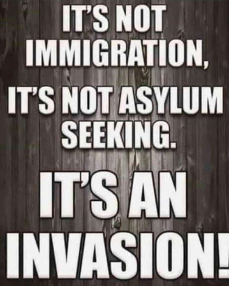#Invasion #IllegalImmigrants #Freeloaders 🤬😡