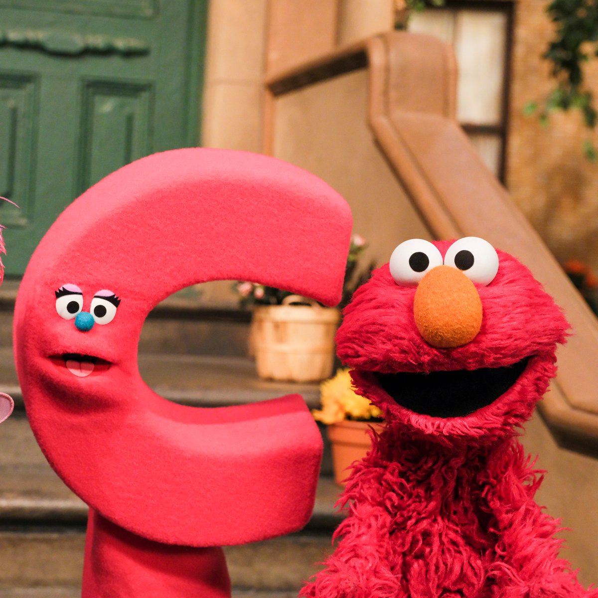 elmo's tweet photo. Today's letter of the day is "C" because Elmo will "C" you later! Bye-bye! 😂 #FridayFeeling https://t.co/fOc6X95VQC