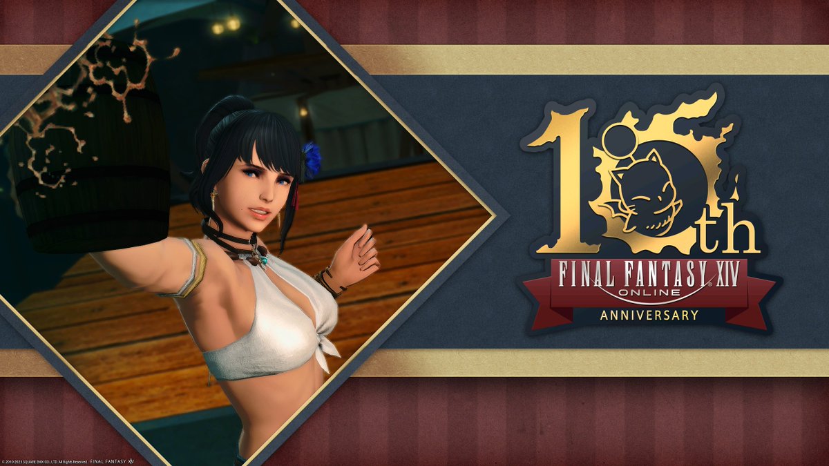 EmiemiXIV's tweet photo. もう１０年か・・・
Already 10 years?!
＃ハイラン娘  #FF14 https://t.co/SPFXCVmr8H