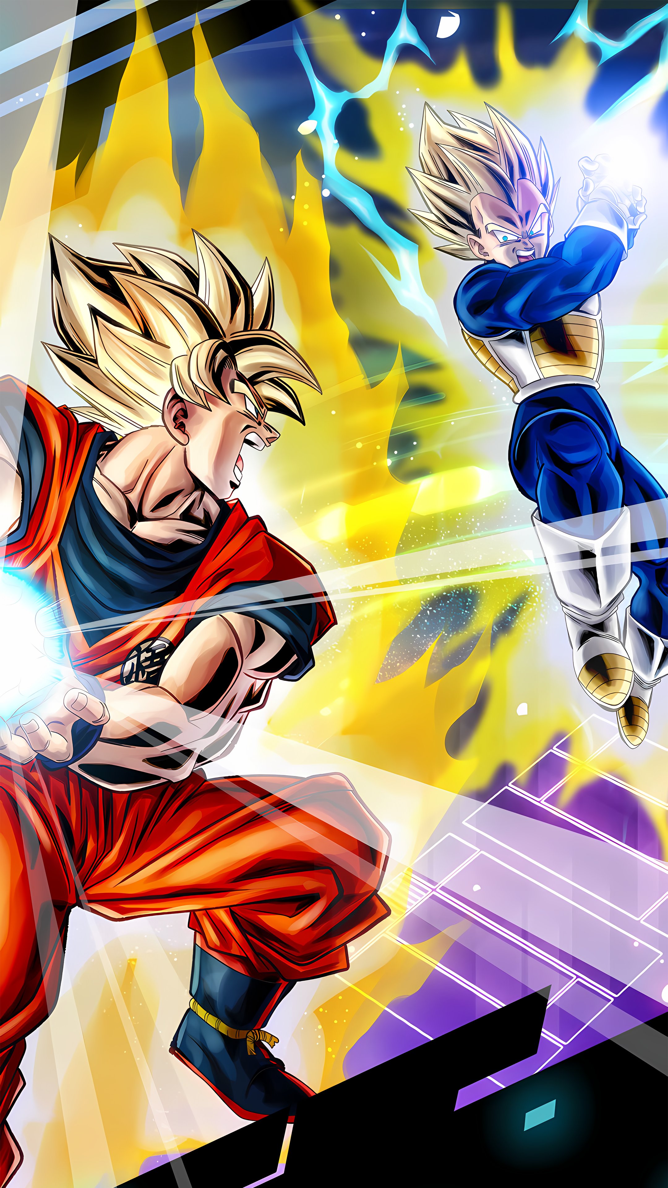 goku vs vegeta wallpaper hd