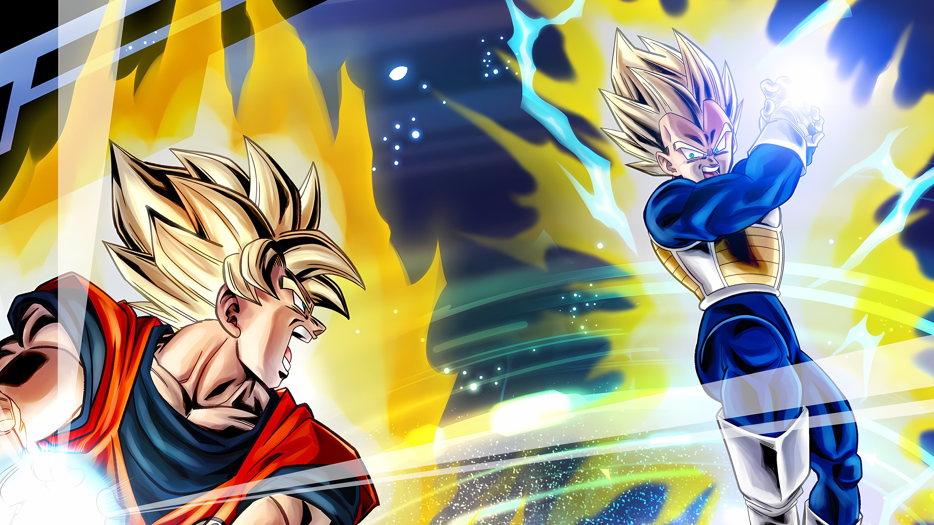 goku vs vegeta wallpaper hd