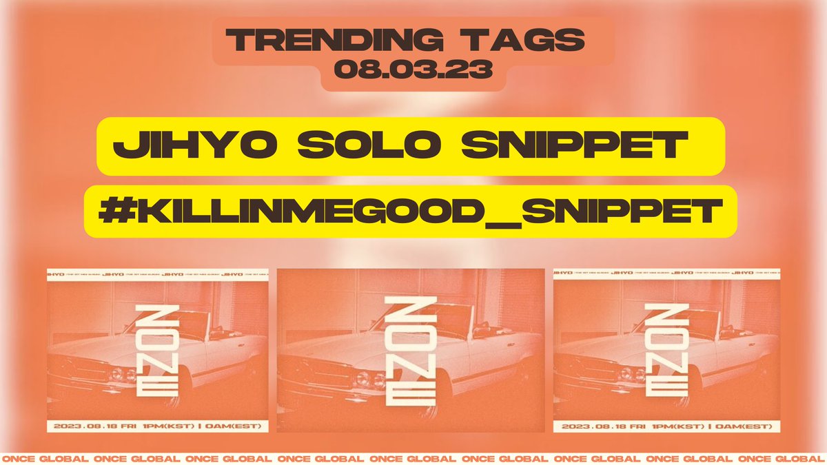 ONCE_GLOBAL's tweet photo. 📣 JIHYO SOLO SNIPPET 

#KILLINMEGOOD_SNIPPET 
#ZONE
@JYPETWICE https://t.co/qhSOpikfhb