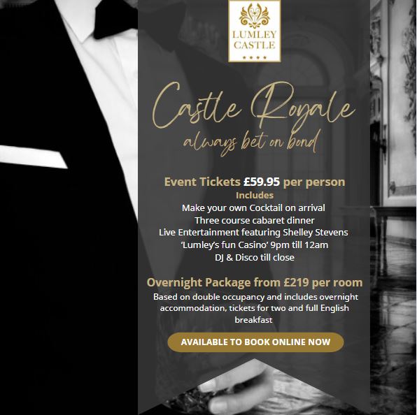 Get your black ties and ballgowns ready for a thrilling night of decadence and fun! 💃 🤵 Walk the red carpet, tempt fate at the casino tables, and enjoy timeless entertainment, you don’t want to miss out! September 29th! 🤩 Book Now >>> bit.ly/3A8aa9n