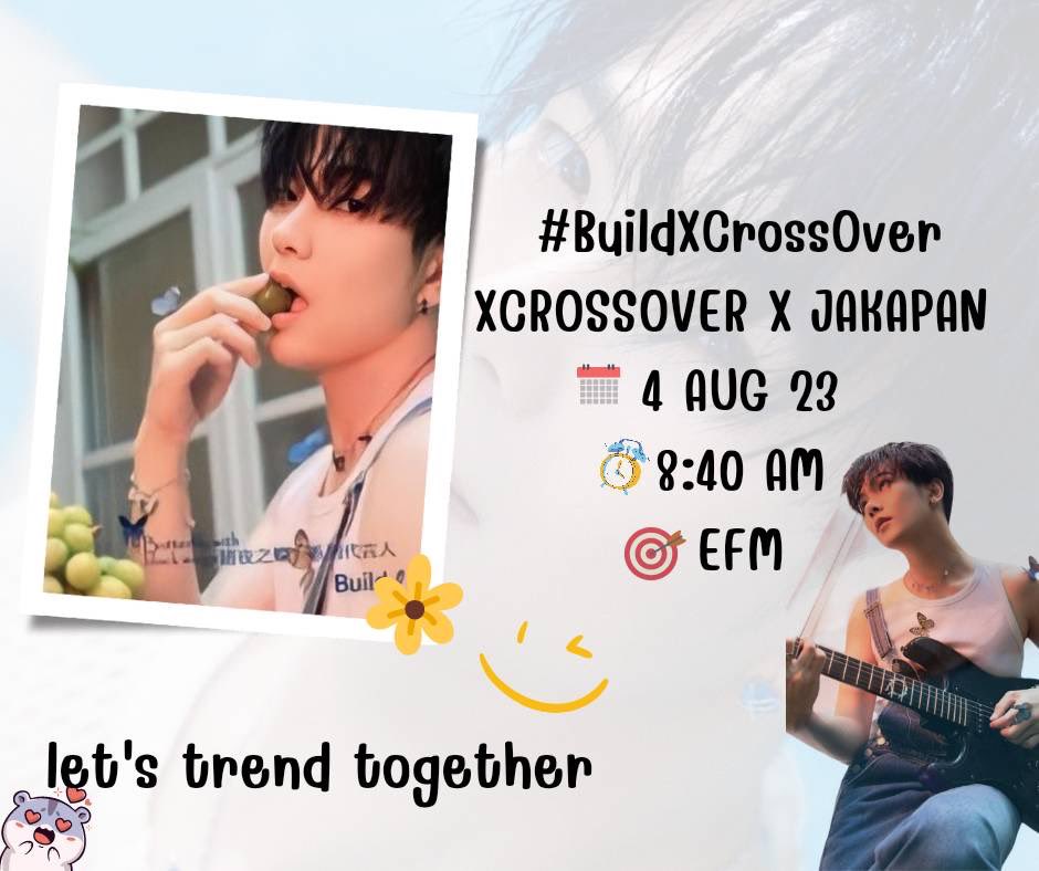 Trend4Biu's tweet photo. พี่เทรนจะบอกว่า คืนนี้นอนหลับฝันดี พรุ่งนี้รีบตื่นมาเล่นเทรนกันเถอะ 🥹 ก็มันคันมือ
ไม่ได้เทรนสู้ตายนาน ขอรื้อฟื้นฝีมือชาวบัวกันซะหน่อย ^^
#.BuildXCrossOver
🗓️4 AUG 23
⏰ 8:40 AM
🎯 EFM
#Beyourluve #BuildJakapan @JakeB4rever https://t.co/b12Snmq42p