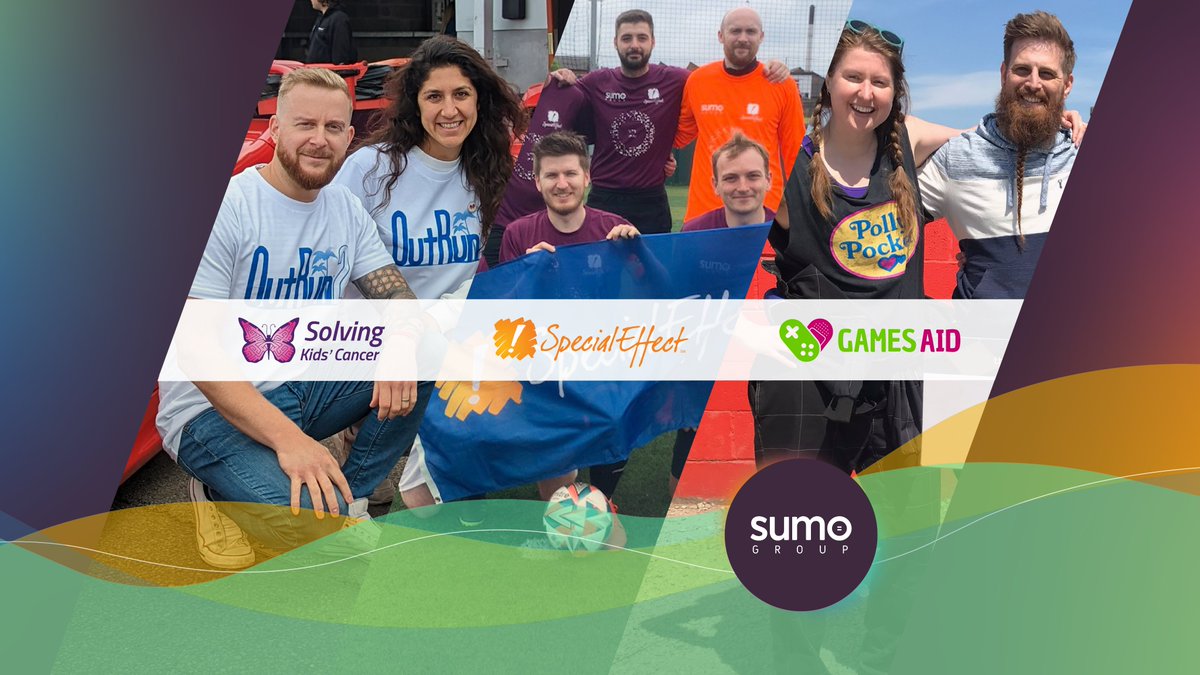 SumoGroup_ltd's tweet photo. In March, we announced our 2023 charity partners: 
@SpecialEffect, @SKC_UK, and @GamesAid ❤

Since then, our teams have been getting together to raise funds and make a difference.

Read about what we've been able to achieve so far ⬇️

🔗https://t.co/Y9mVAfATVm https://t.co/xTmAQqFmwh