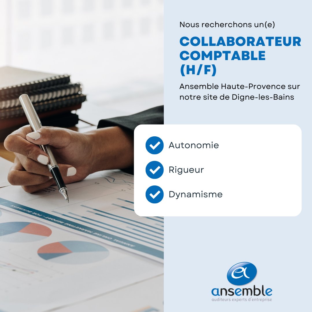 [👩‍💼 ANSEMBLE RECRUTE 👨‍💼]

Retrouvez la totalité de nos offres sur Pôle Emploi ainsi que sur Indeed :

👉 Pôle Emploi : urlz.fr/n5ak

👉 Indeed : urlz.fr/n5aw

#recrutement #comptabilité