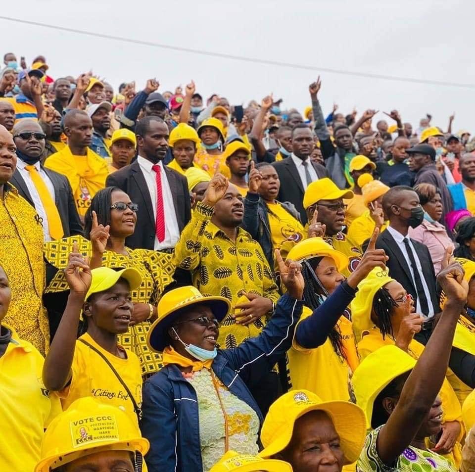 vkaronga's tweet image. A New President for Everyone With the People. Let’s Vote on 23 August 2023 and Win Big for Everyone #CCC President Nelson Chamisa@nelsonchamisa