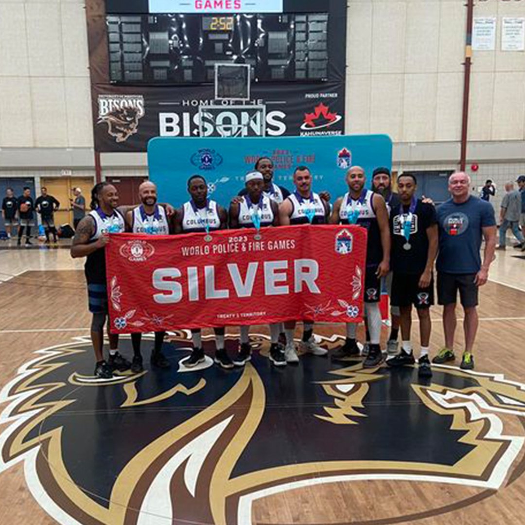 Columbus Division of Police (@columbuspolice) on Twitter photo Congratulations to the Columbus Marauders 35+ & open basketball teams who are bringing home gold and silver from the <a href="/WPFG2023/">World Police & Fire Games Winnipeg 2023</a>. 🏀🥇 Officers have been competing during the biennial athletic event that draws first responders from across the globe. 🚔🚒
📷: Columbus Marauders Congratulations to the Columbus Marauders 35+ & open basketball teams who are bringing home gold and silver from the <a href="/WPFG2023/">World Police & Fire Games Winnipeg 2023</a>. 🏀🥇 Officers have been competing during the biennial athletic event that draws first responders from across the globe. 🚔🚒
📷: Columbus Marauders