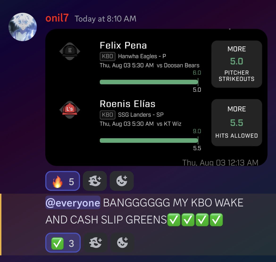 LightningLeaks's tweet photo. We don’t just leak 👀

Our cappers have been cooking for the chat 👨‍🍳✅

#cappertwitter #capperleaks #dubclub #prizepicklocks #prizepickmlb #prizepicks #underdog #sleeper #dfs #prizepickleaks #potd #prizepickswnba #prizepickslips #gamblingtwitter https://t.co/PhIsg8yAtL