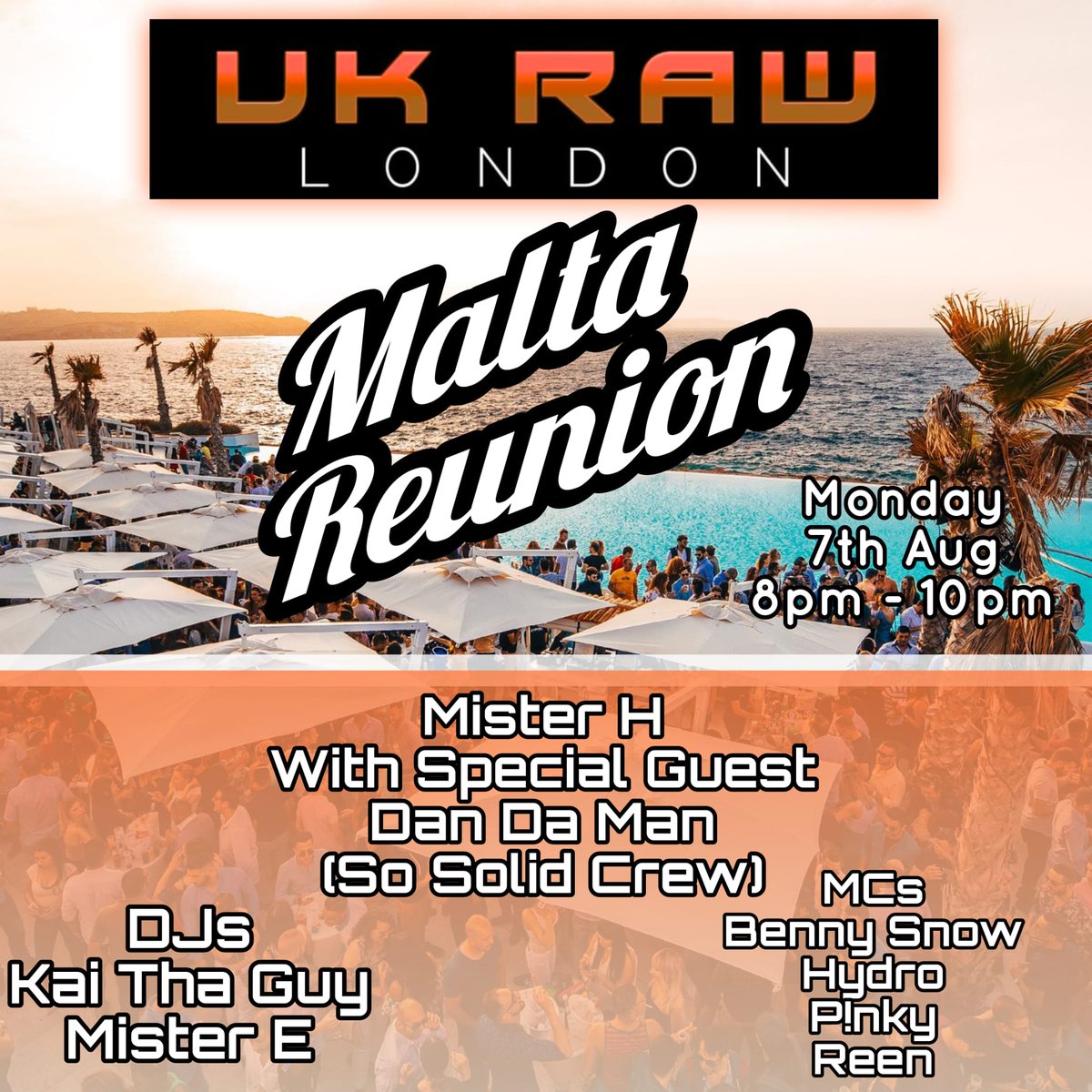 Pinky_Pinkos's tweet photo. Monday 7th August it's the #Malta ๐ฒ๐น Reunion on #RawFM with the crew....... excited about this ๐ฃ๐ฅ๐ค๐ง It's showtime https://t.co/90Vlb1Hb91