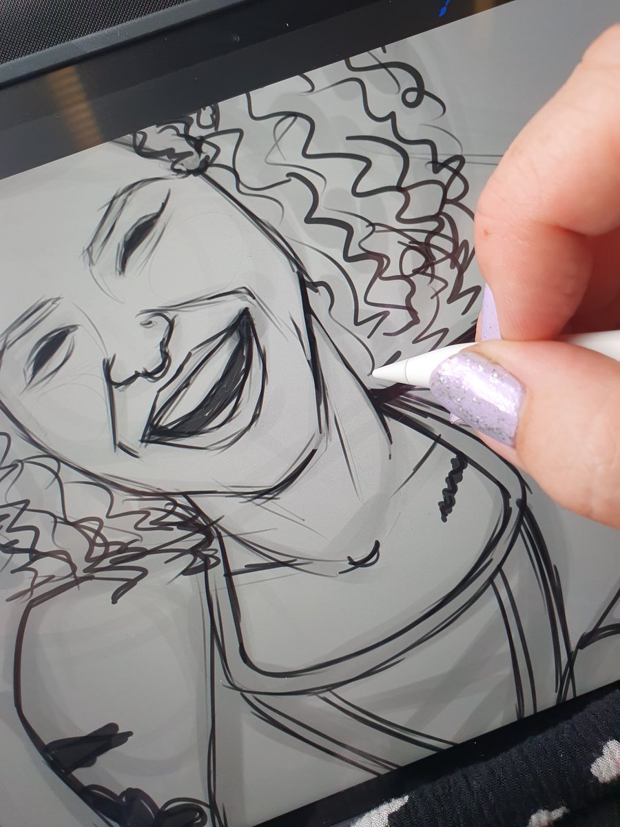 Wip for someone who probably should have been the purple slice, but that was taken and pink also suits her