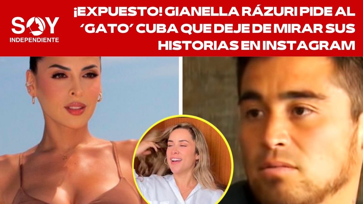 IndependientSoy's tweet photo. 👀 Mientras #RodrigoCuba continúa asegurando que sigue enamorado y que buscará retomar su relación amorosa con #AleVenturo, #GianellaRázuri se comunicó con el programa ‘Magaly TV La firme’ y reveló un detalle que pondría en aprietos al futbolista. 👉🏻 https://t.co/NmMpmuhXLP https://t.co/YEZnpkqWA1