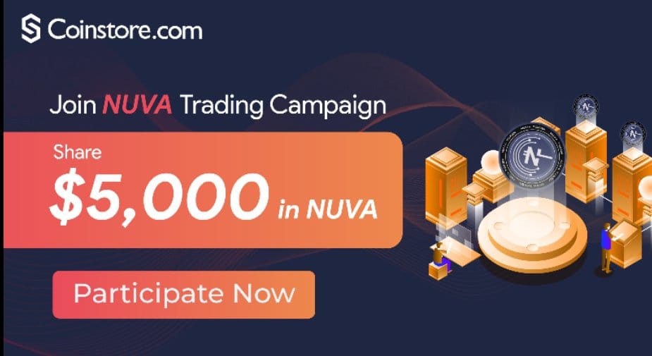🔥 Ignite your trading game with the NUVA Trading campaign! 📈 Trade now for a shot at winning 5,000 USD in NUVA. Campaign runs from 2023-08-01 to 2023-08-07 (UTC+8). Get all the details at coinstore.com/#/trading_cont… #Coinstore #NUVA <a href="/CoinstoreExc/">Coinstore</a>