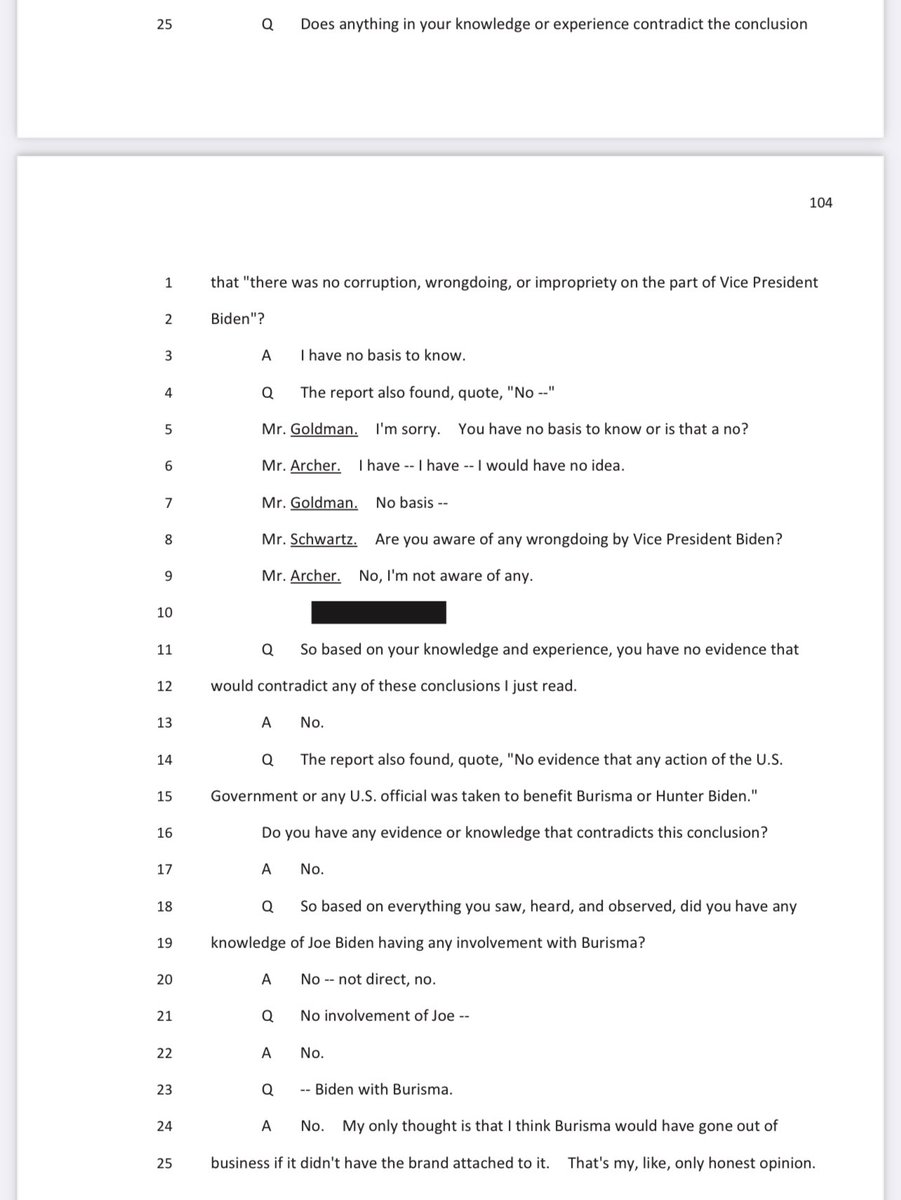 MeidasTouch's tweet photo. Well, now we know why Republicans didn’t want to release the transcript of the closed-door interview with Devon Archer. https://t.co/eZDoCQm2Ep