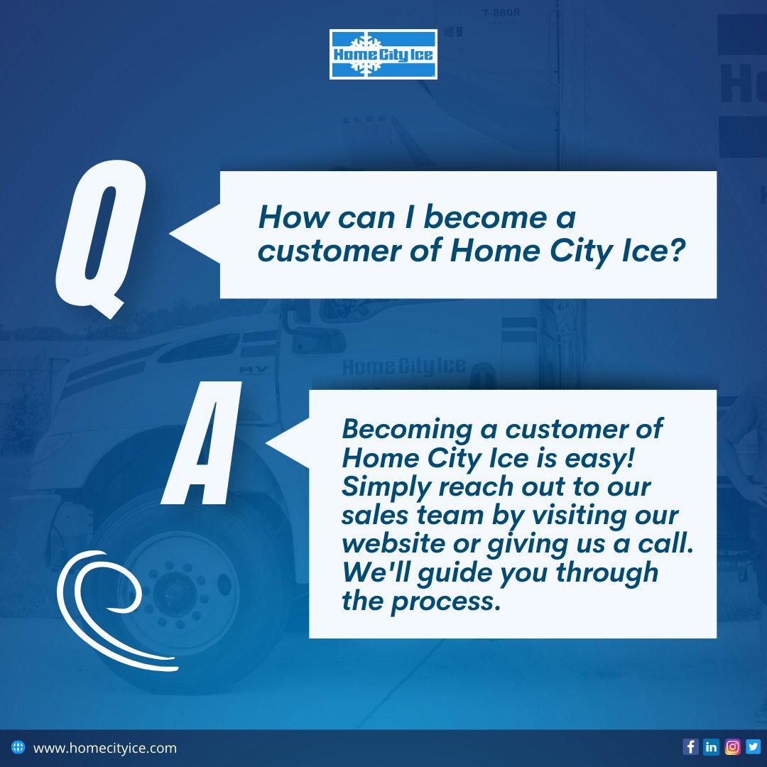 HomeCityIce's tweet image. You won’t have to worry about running out of #ice ever again. With our user-friendly platform, you can place ice orders, track order status, access past orders and invoices, and request maintenance. Contact us today and join our happy customers! 😊#GroceryStores #IceDelivery