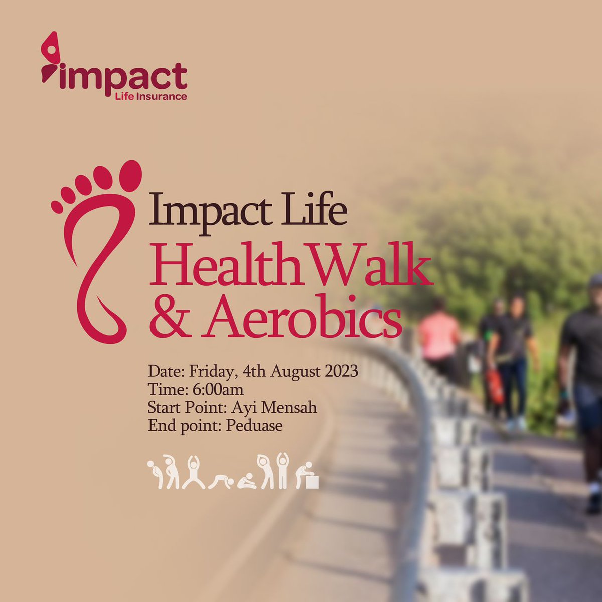 A healthy family is a happy family! Walk with us and lets make some memories. #impactlife #heretoinspire #heretobuild #heretogrow #noworries