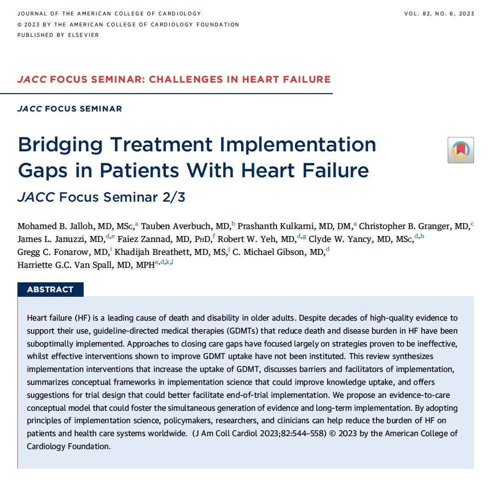 MondaEmanuele's tweet photo. Bridging Treatment Implementation Gaps in Patients With Heart Failure - JACC Focus Seminar

@JACCJournals 

https://t.co/1DtmmoDvJ6 https://t.co/KRgLYBVD41