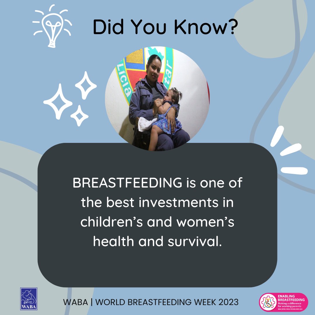 The first week of August (August 1-7) marks World Breastfeeding Week! Learn more about #worldbreastfeedingweek2023 at worldbreastfeedingweek.org