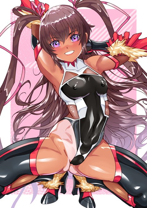 おはようございます❤
ちっぱい娘大好きさん❣❣
いらっしゃぁ～い❤(#^.^#)
#対魔忍ユキカゼ 
#ぴっちりスーツ 