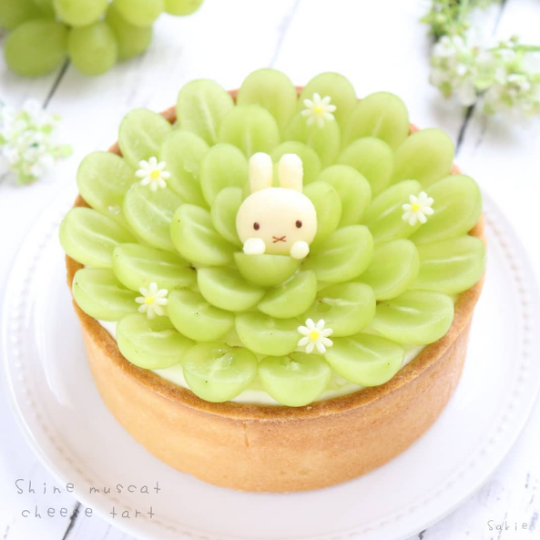 daily_dolce's tweet photo. Miffy grape desserts made by ske.f https://t.co/0p5SlxmxE3
