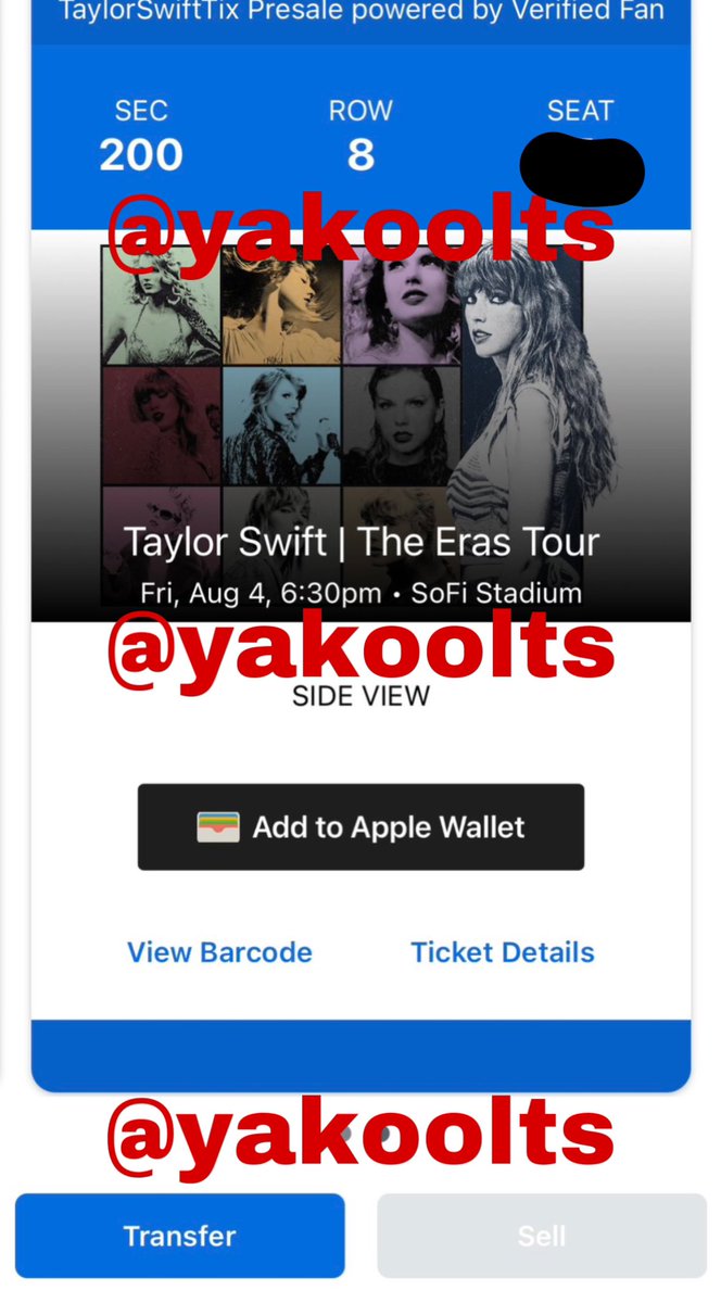 Eras Tour Resell tweet media