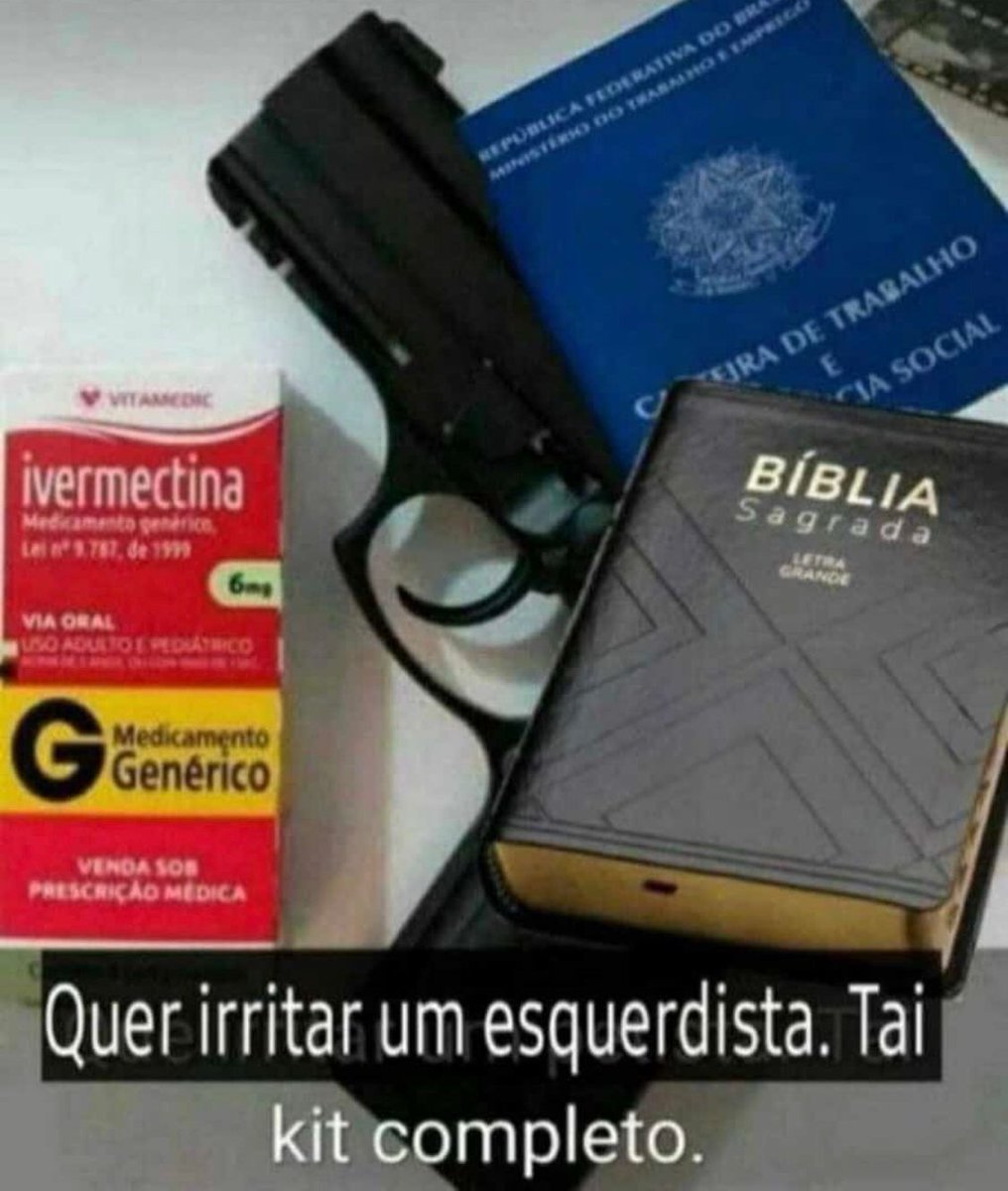 PastorMalafaia's tweet photo. QUER IRRITAR A ESQUERDA? ESTÁ AÍ O KIT COMPLETO KKKKK https://t.co/Eh74pi9tPn