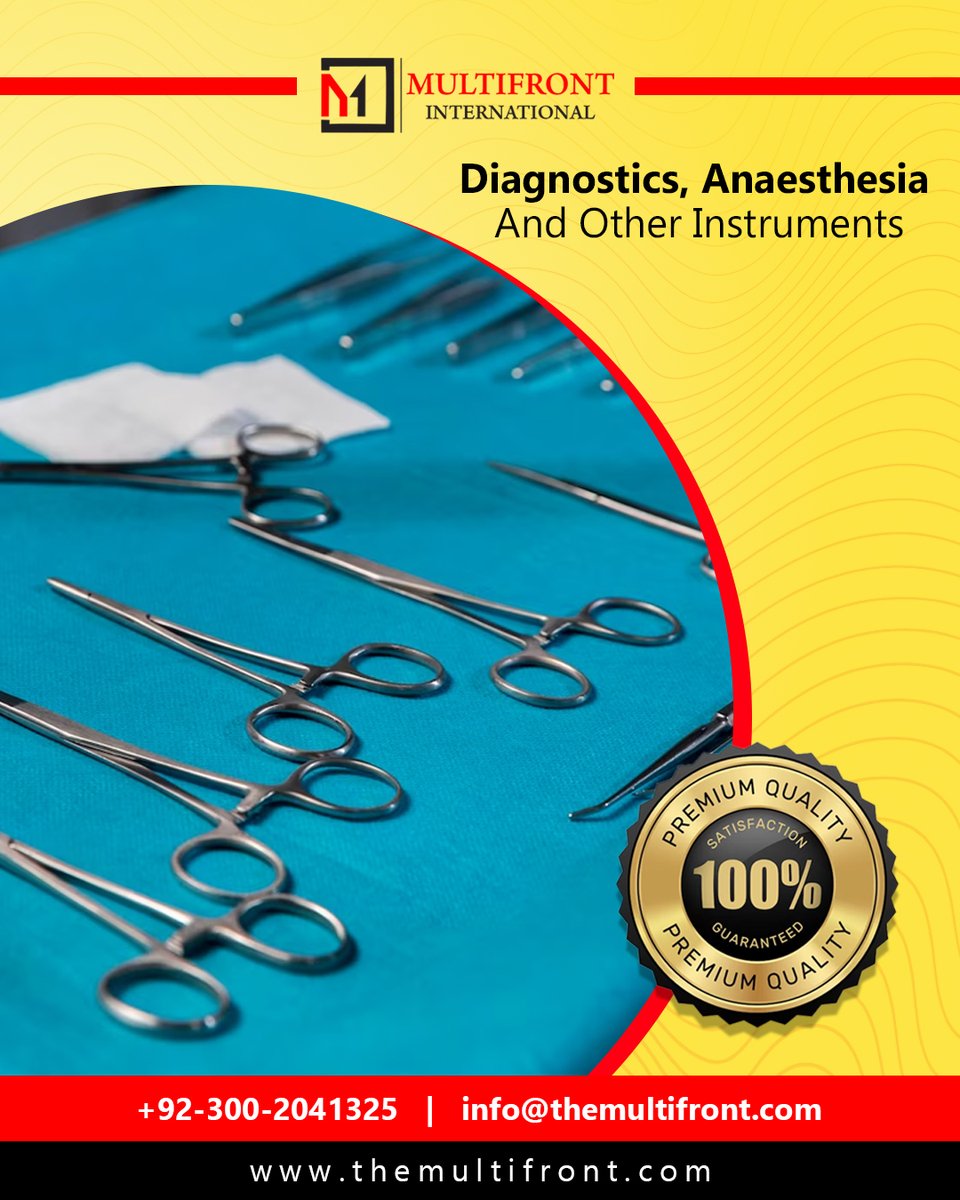 multi_front's tweet photo. Welcome to MULTIFRONT INTERNATIONAL, your premier destination for high-quality surgical instruments in Diagnostics, Anaesthesia, and beyond. 
#SurgicalInstruments #MedicalInstruments #Diagnostics #Anaesthesia #Innovation #MedicalTechnology #multifront #multifrontinternational https://t.co/bxU0OCzkfg
