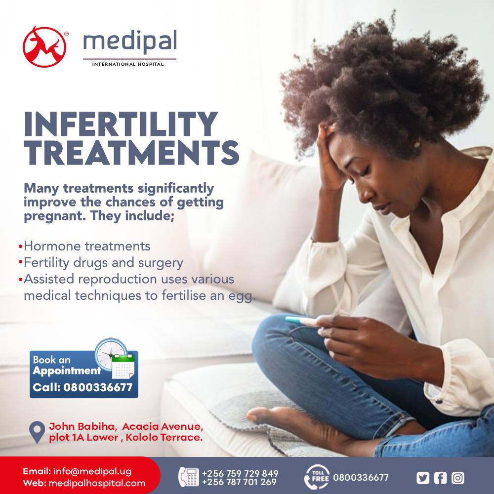MedipalHosp's tweet photo. Are you still worried of not getting pregnant, improve your chances with our infertility treatments. 

Call us on; 0800336677 to book an appointment. 
#medipalhopsital | #Hospital | #pregnancy https://t.co/HswEnI5xZV