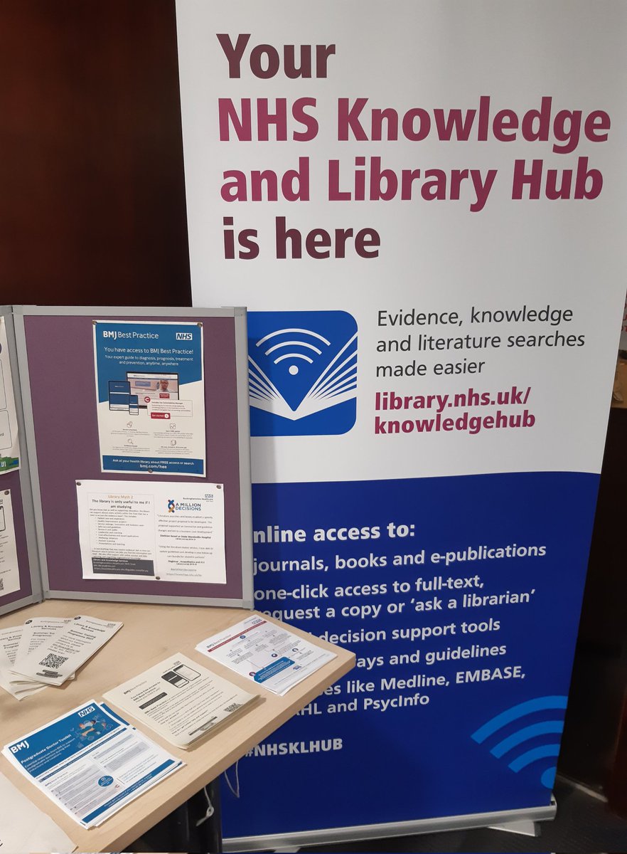 bucksnhslibrary's tweet image. Entrance display updated with some colourful new leaflets promoting BMJ Best Practice!
#BHTLibrary #evidencebasedresearch #juniordoctors