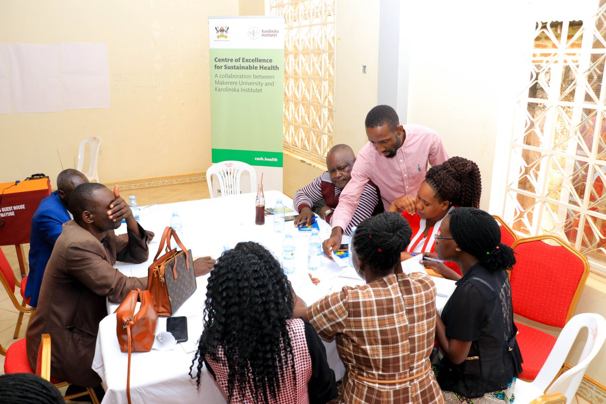 CeshCentre's tweet photo. Twesigye Brian, an M&E specialist for #SDGCap project @CeshCentre @MakSPH speaking to the @LocalMayuge and offering guidance on how match #SDGs indicators to district indicators underscoring the importance of tracking and reporting Uganda's contribution to @SDGoals. https://t.co/x5A0Nyk129