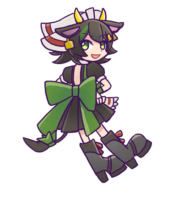 本日のVtuberさん ぷよぷよ風イラスト化企画 うしみさんです 