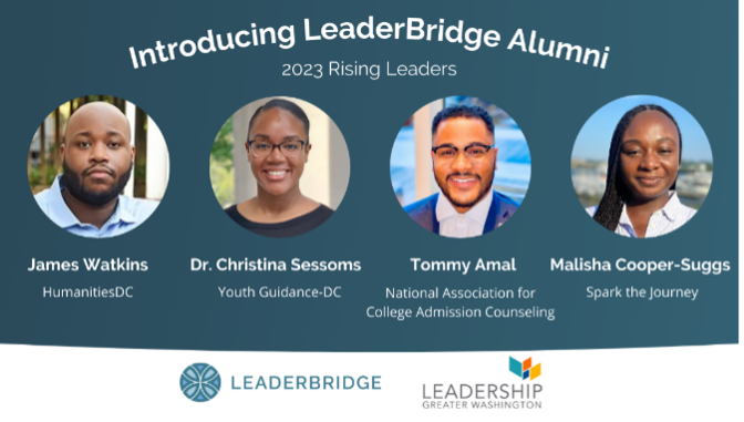 CrimsonbridgeDC's tweet photo. Welcoming 7 leaders to the #LeaderBridgeDC Alumni Network, who completed #leadershipdevelopment programs with @CenterNonprof and @lgwdc. Congratulations! For details: https://t.co/fj9C60xedE https://t.co/jQ9ywMZPrI