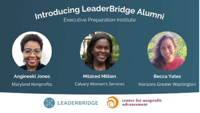 CrimsonbridgeDC's tweet photo. Welcoming 7 leaders to the #LeaderBridgeDC Alumni Network, who completed #leadershipdevelopment programs with @CenterNonprof and @lgwdc. Congratulations! For details: https://t.co/fj9C60xedE https://t.co/jQ9ywMZPrI
