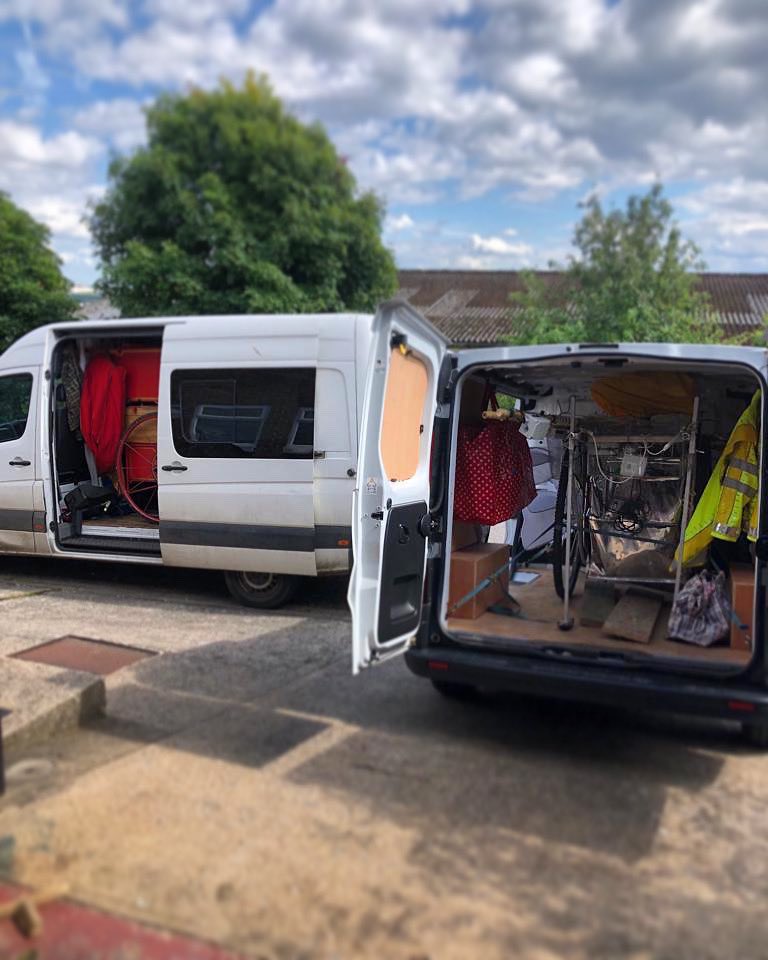 Two out three vans packed ✔️ #TOAST ✔️See you soon @SIRF_Stockton #MothsAtWork ✔️ Just #TheFlycycleTheSubmercycle to go, and the we’re all set for @WildernessHQ