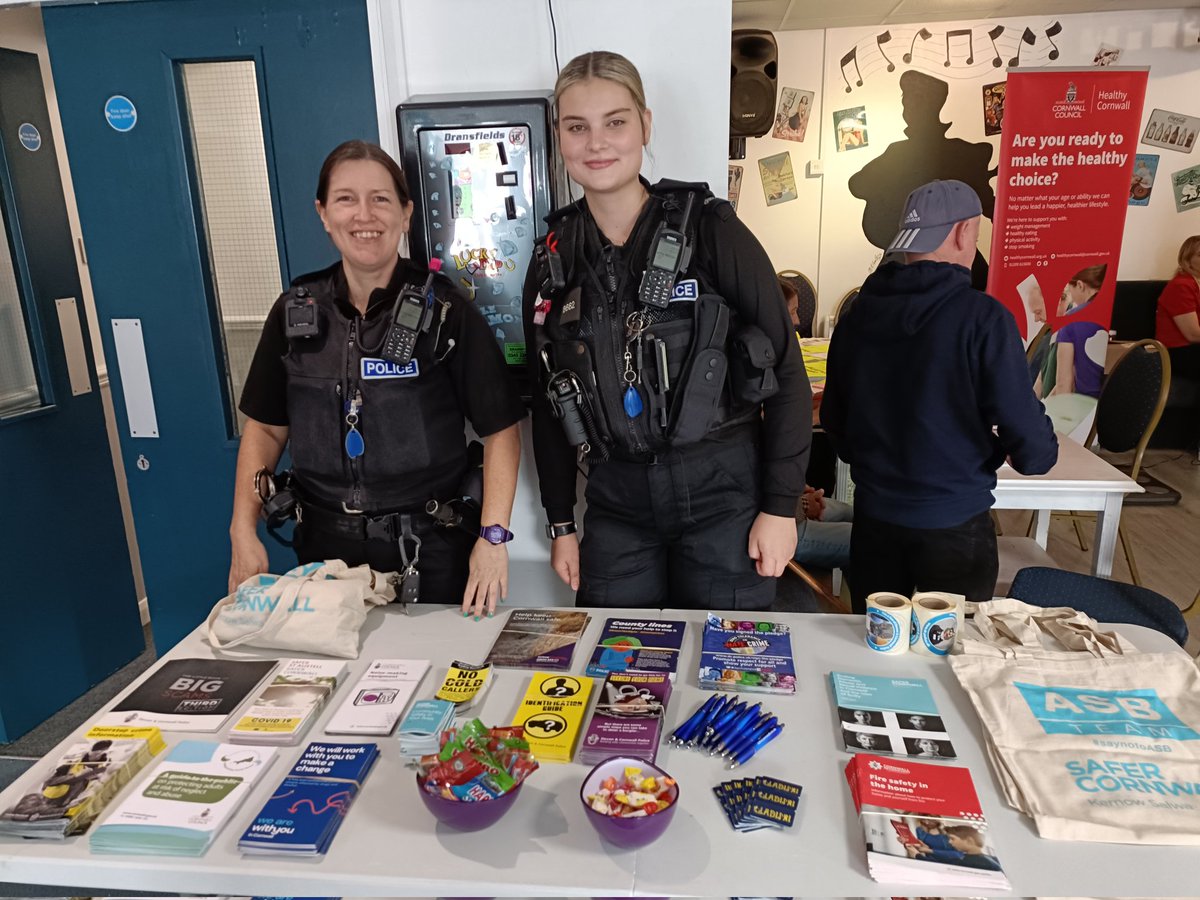 St Austell Police (@staustellpolice) on Twitter photo Community Event in partnership with Ocean Housing at St Stephens Recreation Ground.
Opportunities to speak with ourselves as well as many different agencies. Here until 5.30pm!
<a href="/SaferCornwall/">Safer Cornwall</a> Community Event in partnership with Ocean Housing at St Stephens Recreation Ground.
Opportunities to speak with ourselves as well as many different agencies. Here until 5.30pm!
<a href="/SaferCornwall/">Safer Cornwall</a>