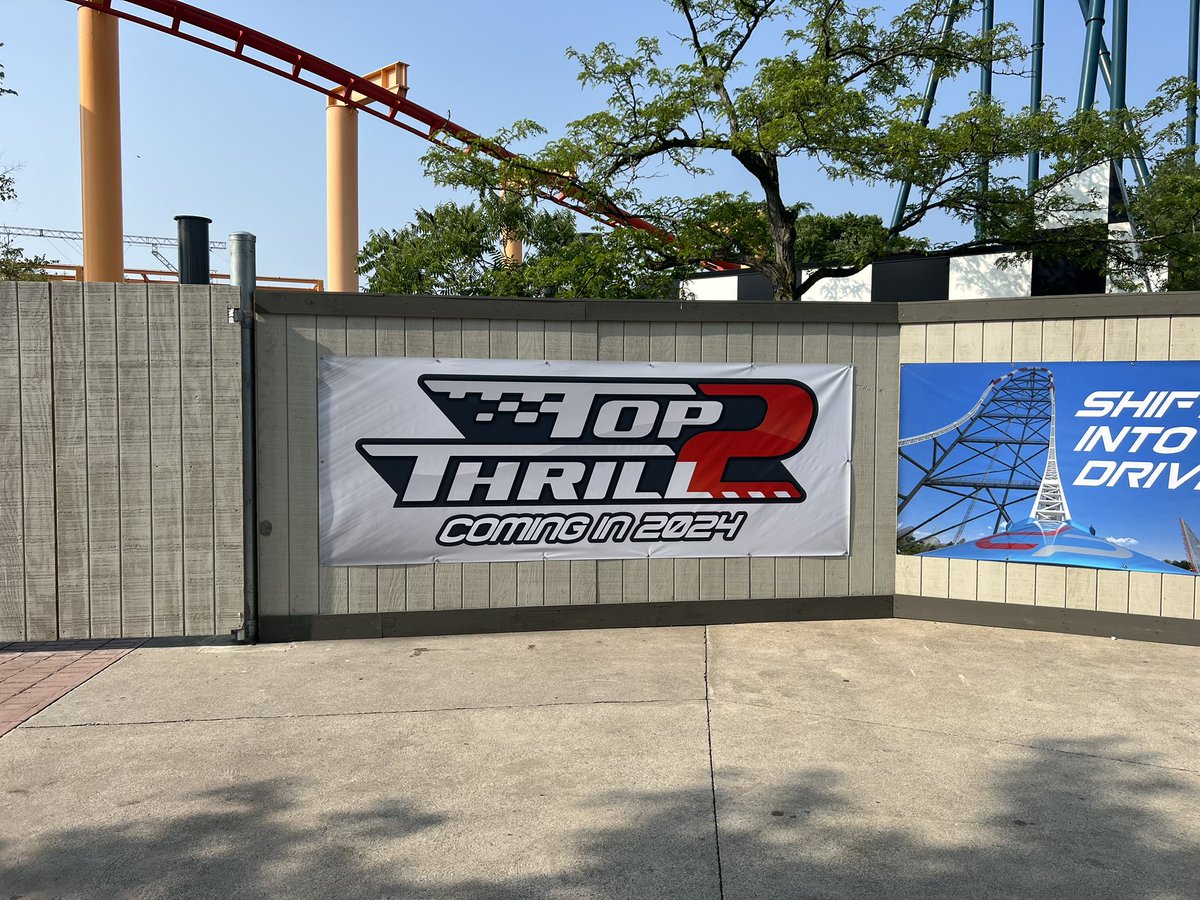 TPCo0Lz_YT's tweet photo. Not Much going on today. Some minor construction towards the center. #Topthrill2 #Dragster #CedarPoint #cp24php https://t.co/EKVKD2lSjr