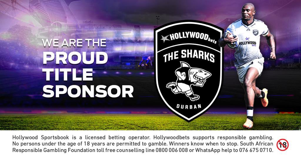 Hollywoodbets are the new title sponsor of the Sharks - introducing the Hollywoodbets Sharks! 🏉💜 @Hollywoodbets #hoolywoodbetsxthegeneral bit.ly/3GdxGG5