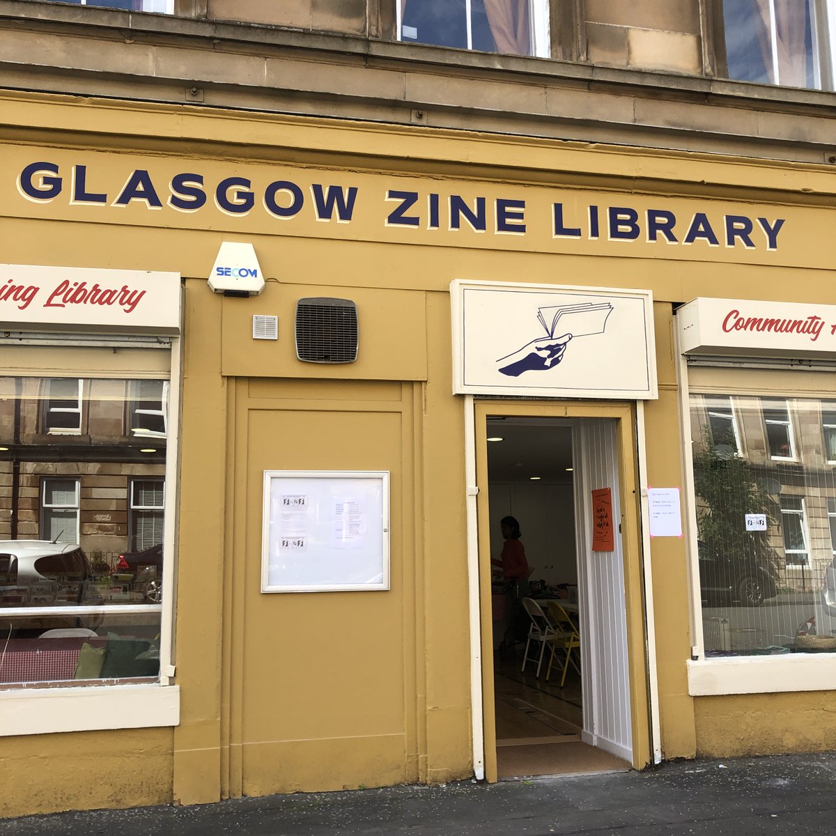 Glasgow Zine Library tweet media